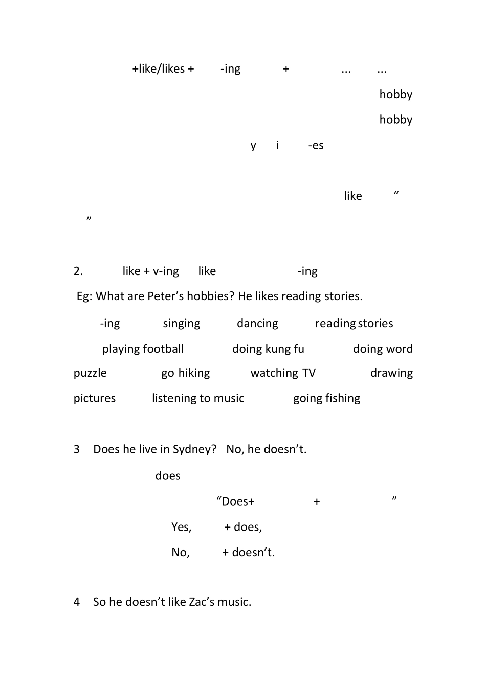 PEP小学六年级英语上册第四单元要点知识梳理及练习_第2页