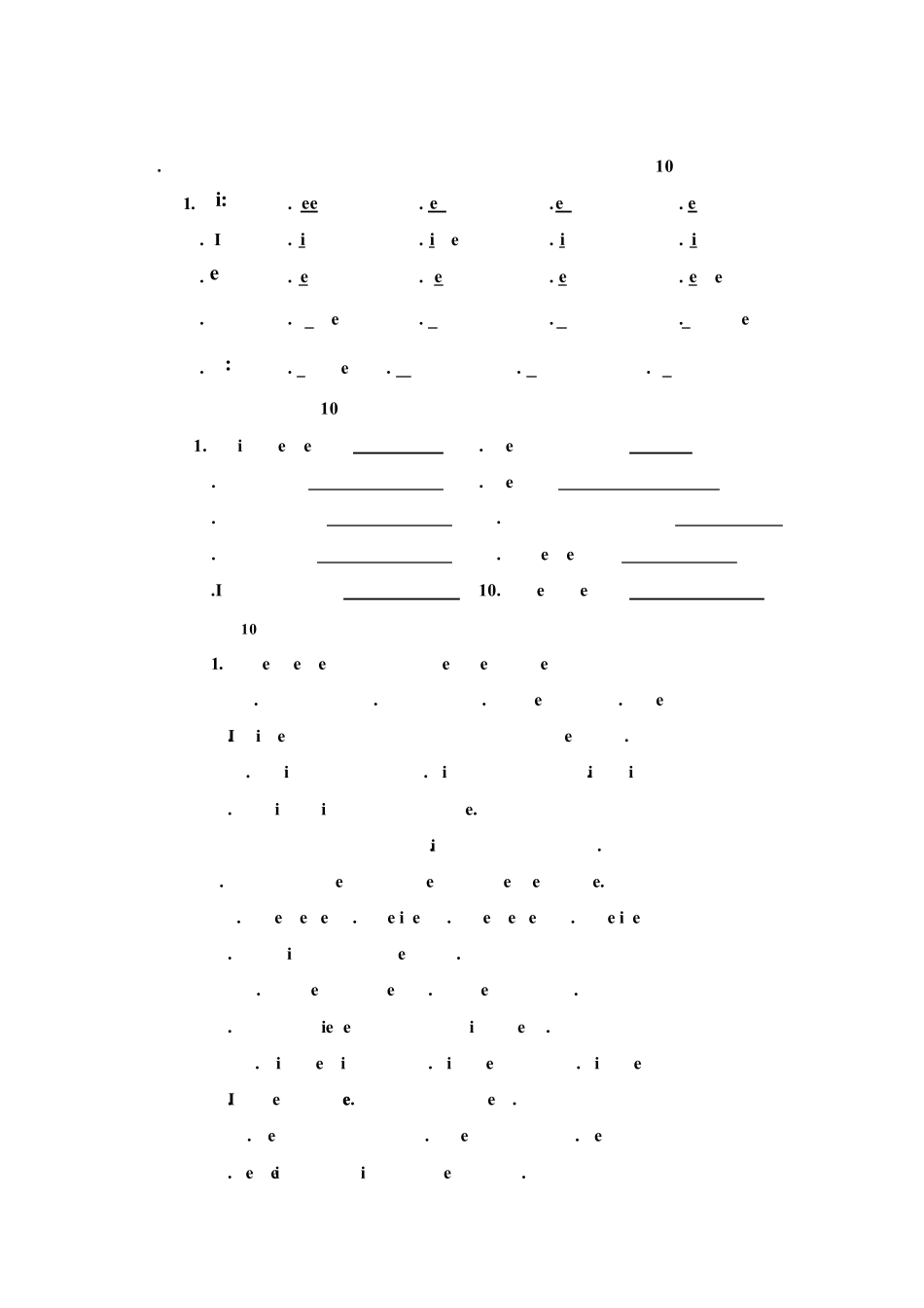 PEP小学英语六年级上册期末试卷_第3页