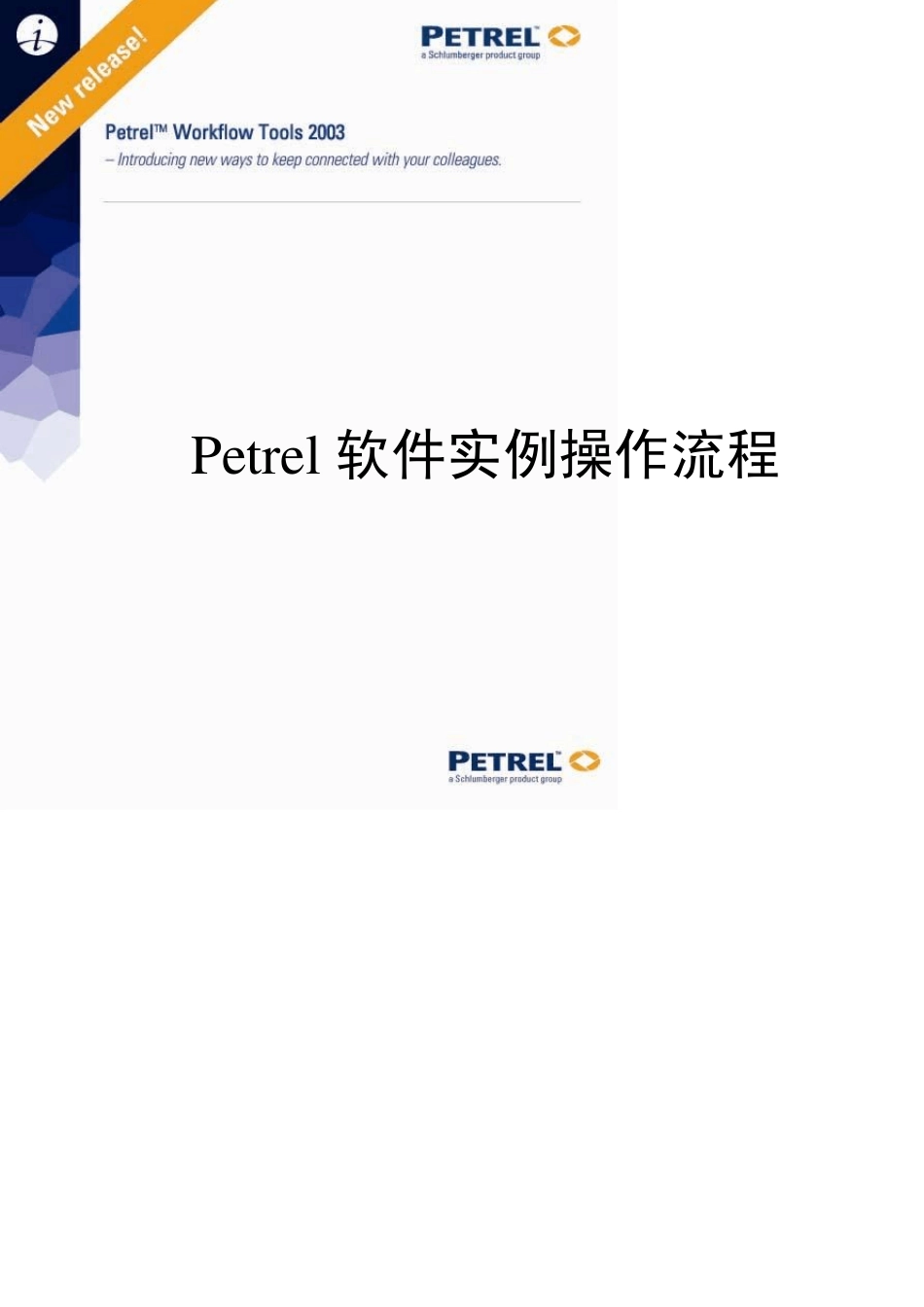 Petrel培训教材_第1页
