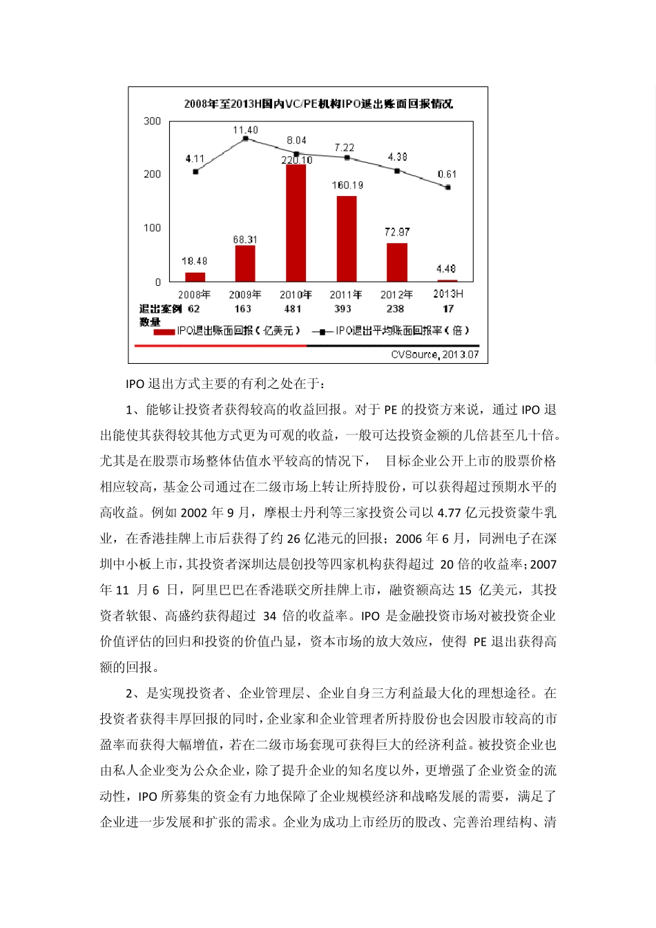 PE投资退出方式的比较分析_第2页