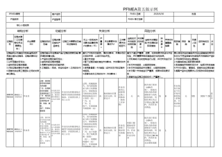 PFMEA第五版示例