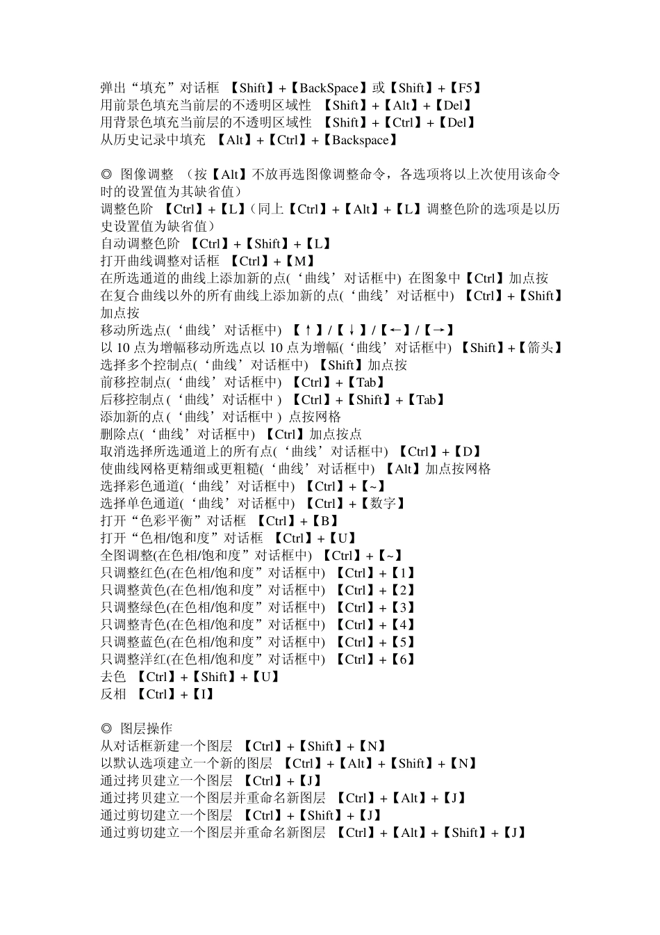 PHOTOSHOPforMAC快捷键大全_第3页