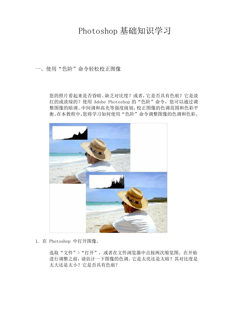 Photoshop基础知识学习_第1页