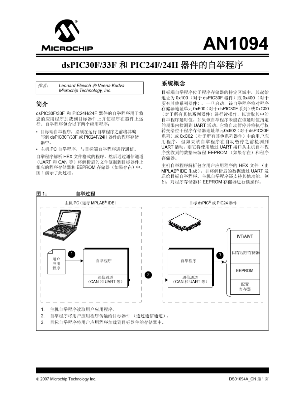PIC单片机的自举程序_第1页