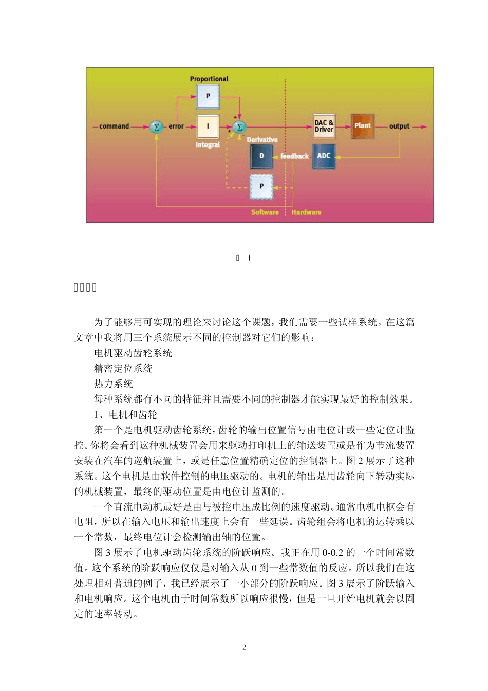 PID控制算法解析英文翻译_第2页