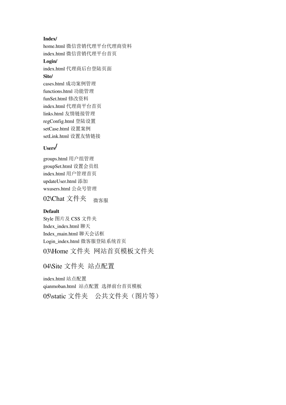 pigcms目录结构文件说明_第2页