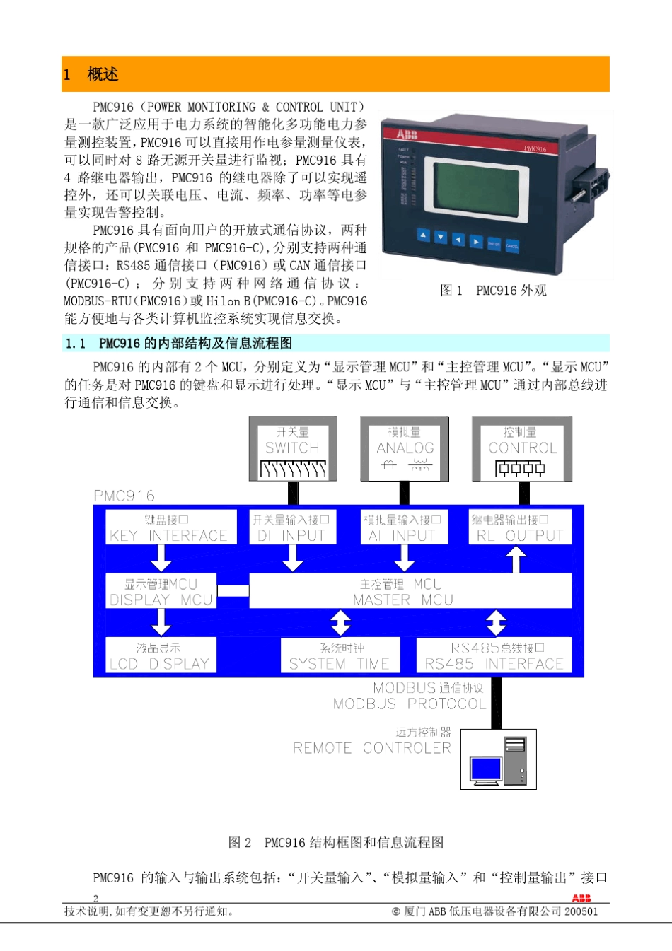 PMC916电力监测控制器_第3页