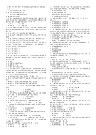 PMP考前强化试题_20111208