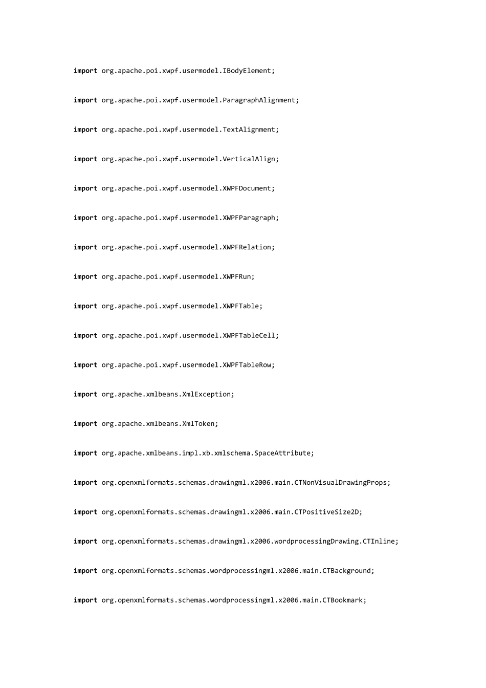 poi操作word2007常用方法总结_第2页