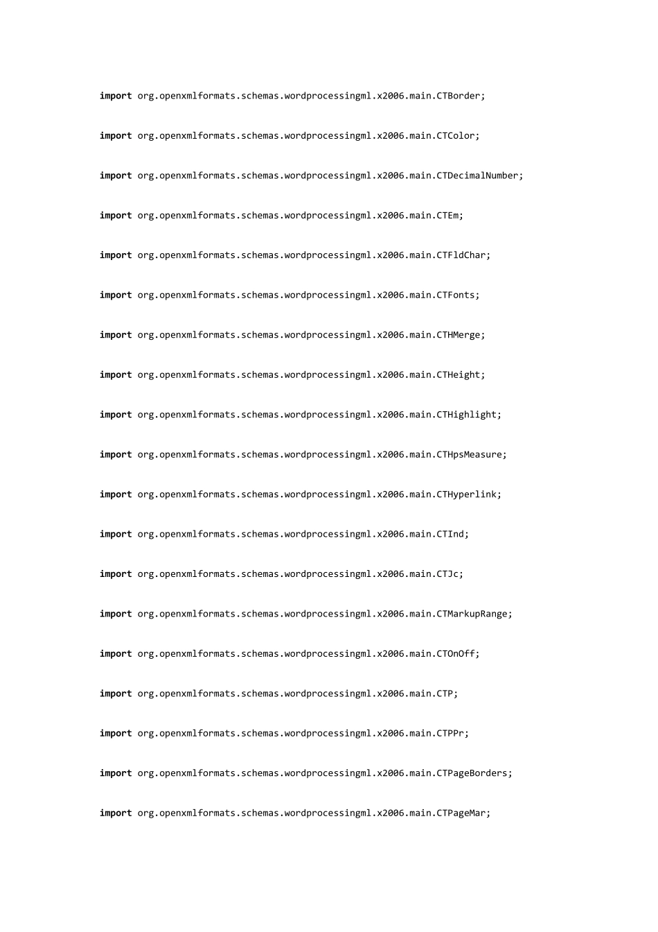 poi操作word2007常用方法总结_第3页