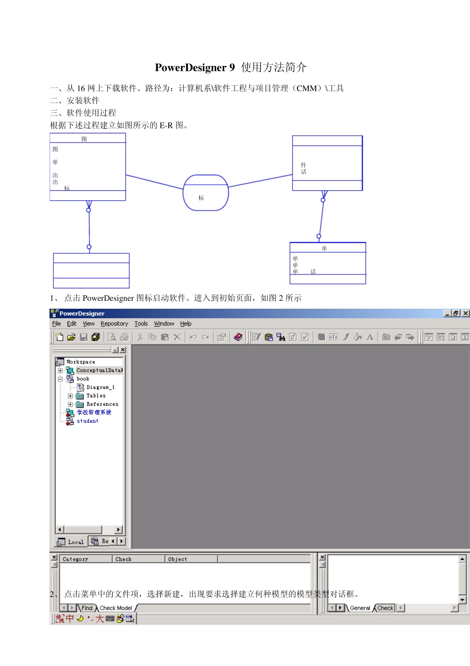 PowerDesigner9使用方法简介_第1页