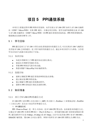 PPI通信系统