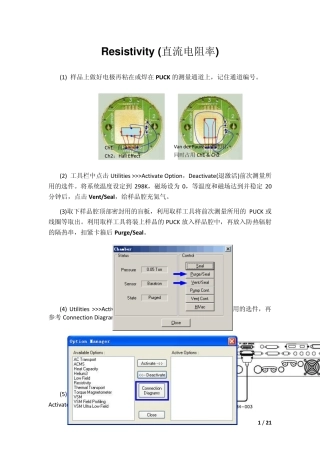PPMS简易中文操作步骤
