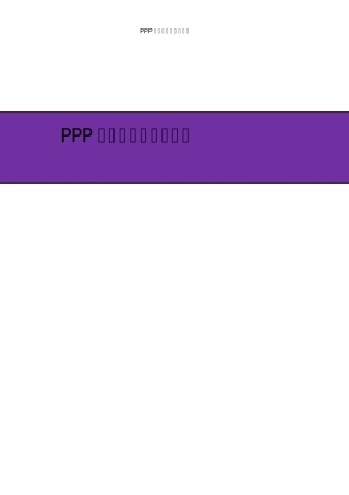 PPP项目公司组织架构及岗位职责PPP项目运营方案