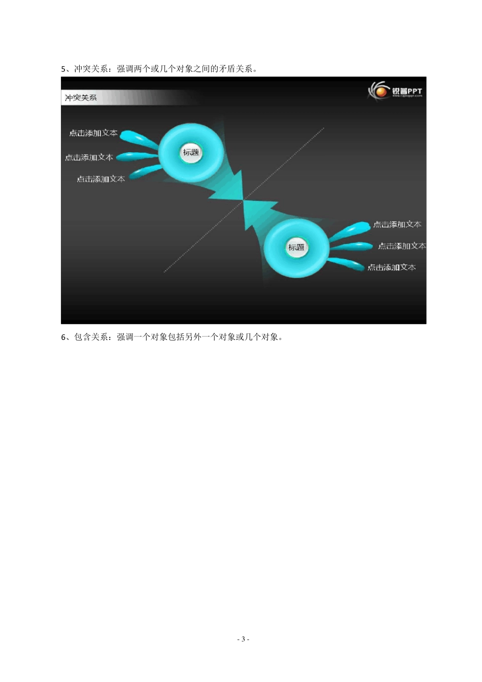 PPT制作中常见的21种表达关系_第3页