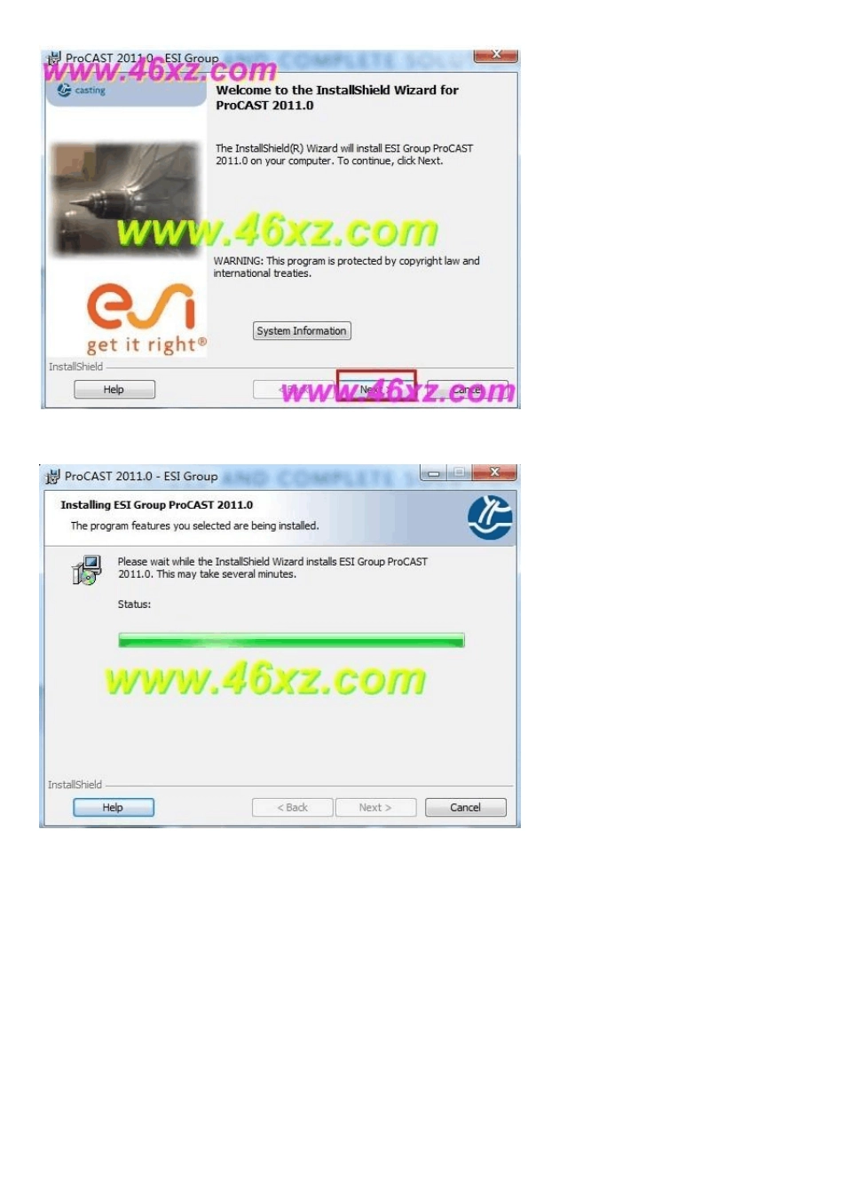 procast2011和visualenvironment7.5安装教程(已试验无数次绝对正确)_第3页