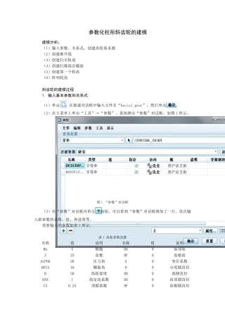 Proe5.0斜齿轮建模详细图文教程