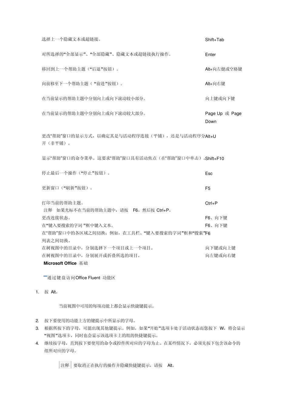 Project2010快捷键_第2页