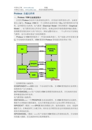Proteus自建元件库(VSM)