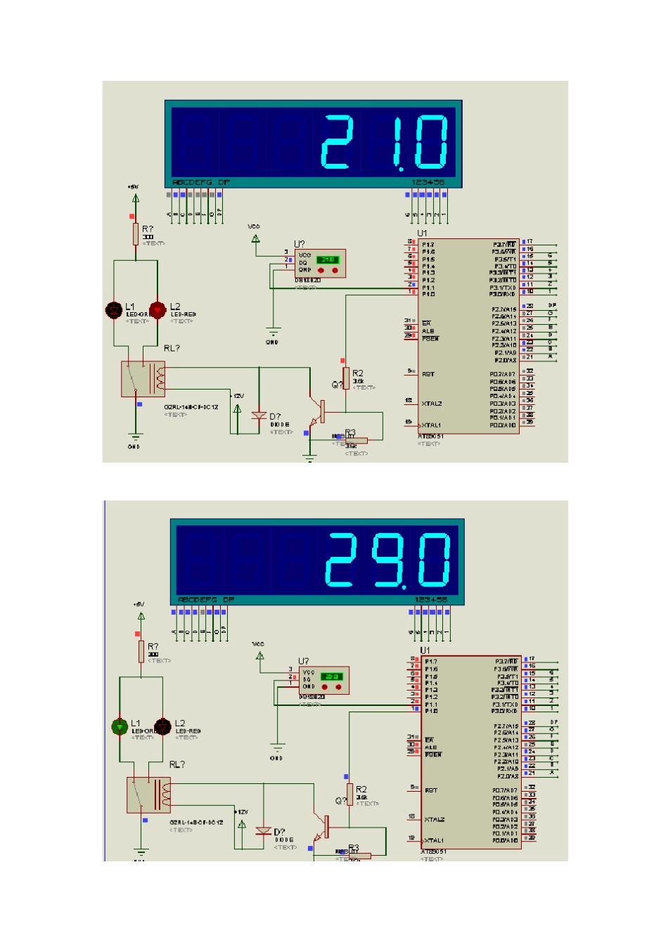 protues仿真DS18B20温度控制_第2页