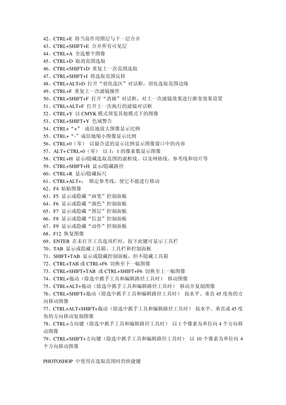 PS、CDR、AI中快捷键_第2页