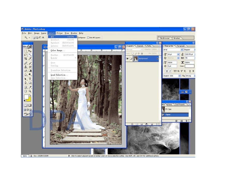 PS_PHOTOSHOP_练习教程教如何做阳光光线教程_第3页