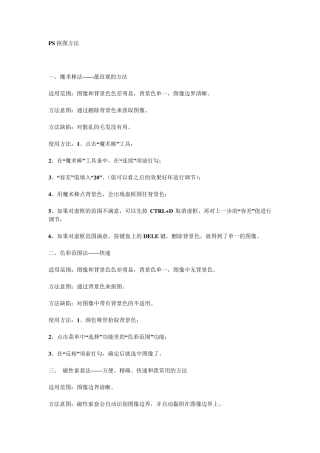 PS操作大全