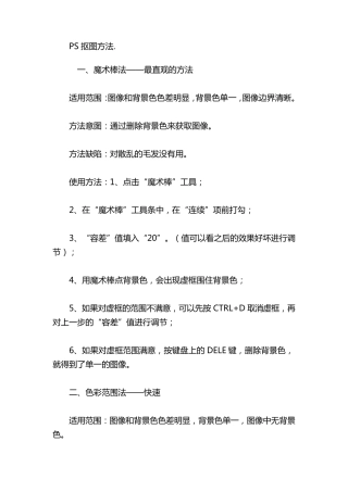 ps教程PS快速入门教程