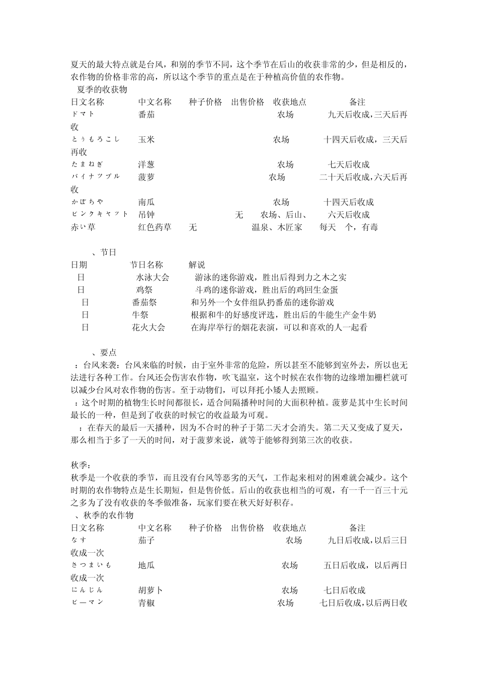 PS牧场物语中秋赏月攻略_第2页