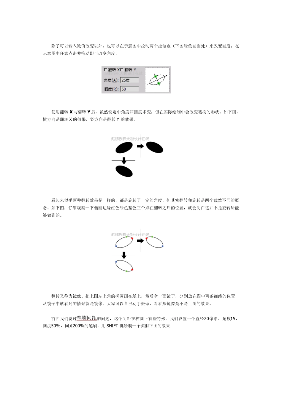 PS笔刷设置详解：笔刷间距圆度和角度动态形状_第3页