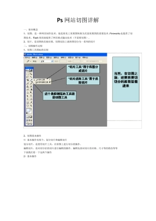 ps网站切图网页切图教程详解