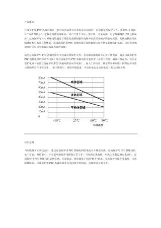 PTC热敏电阻选择
