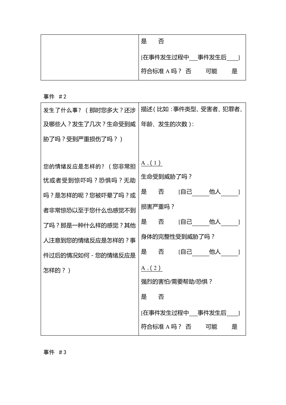 PTSD诊断量表(CAPS)_第3页