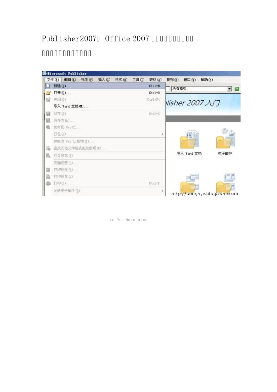 Publisher2007简易教程_第1页