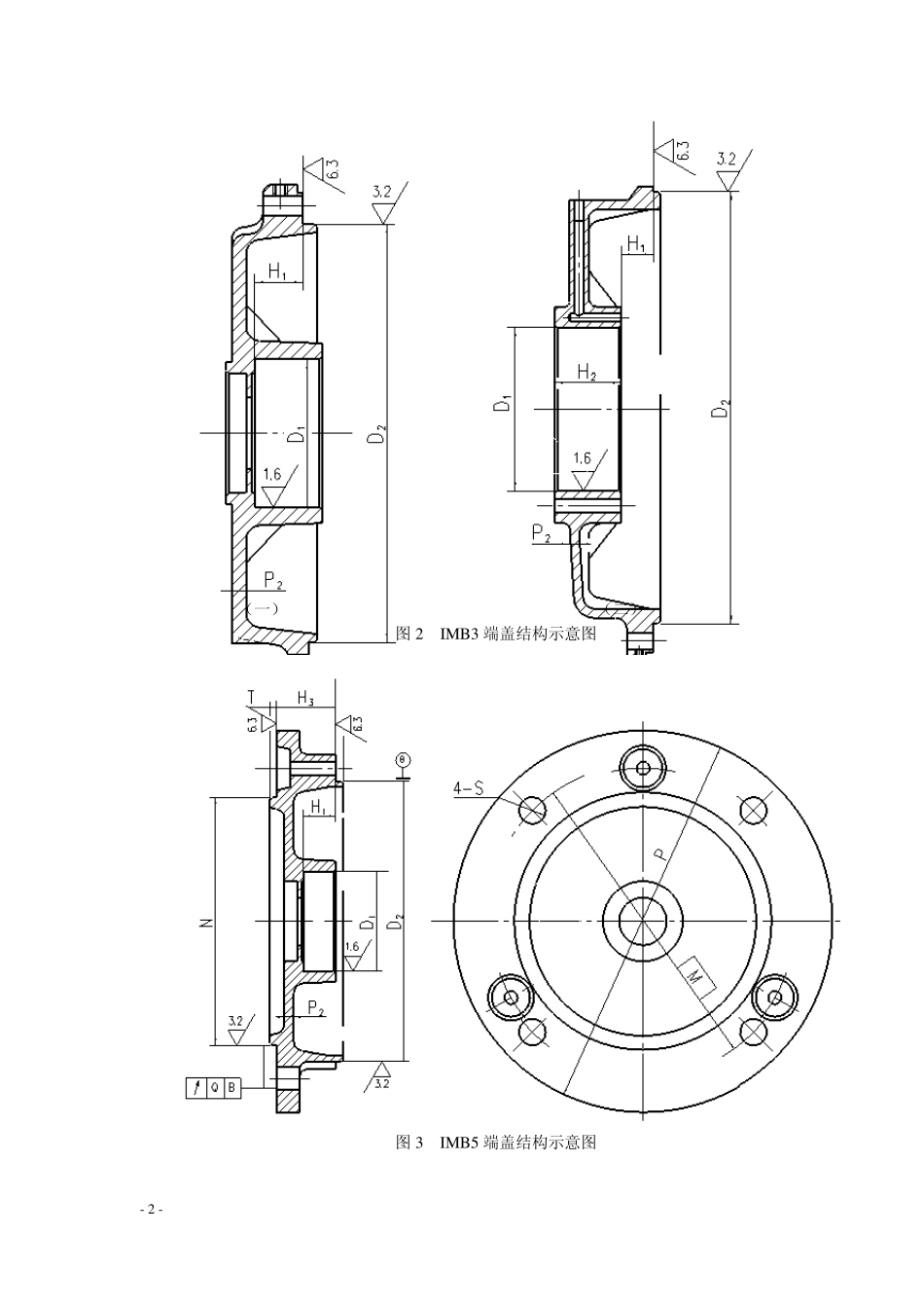 中小型异步电动机零部件标准铸铁件技术要求_第3页