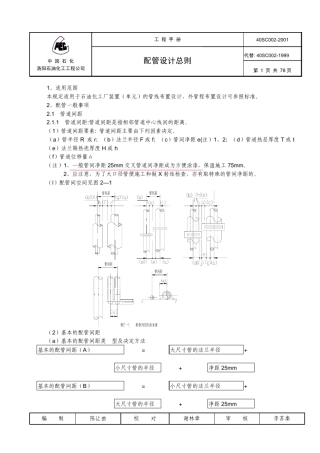 中石化洛阳设计院配管设计总则