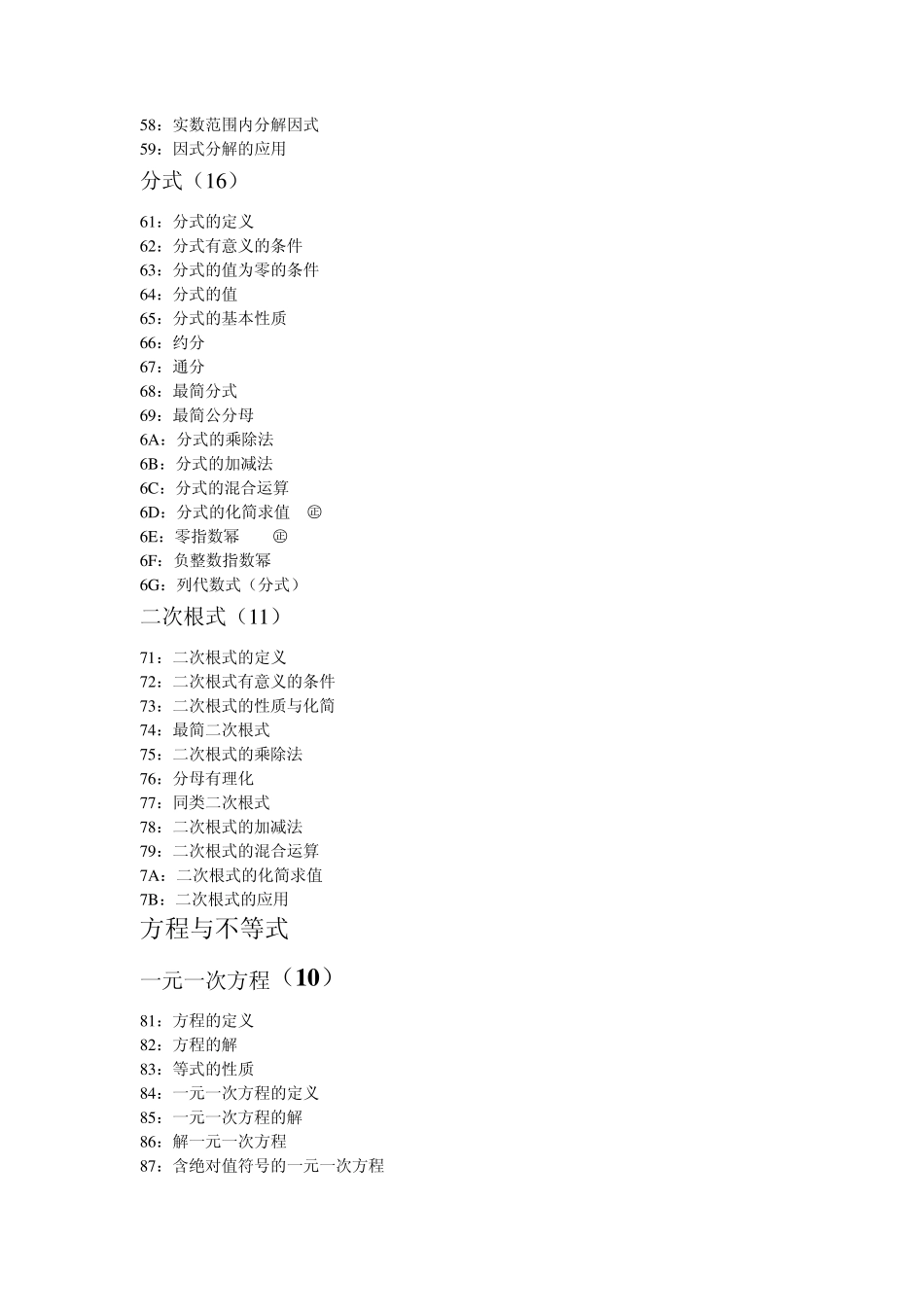 中考数学考点分类_第3页