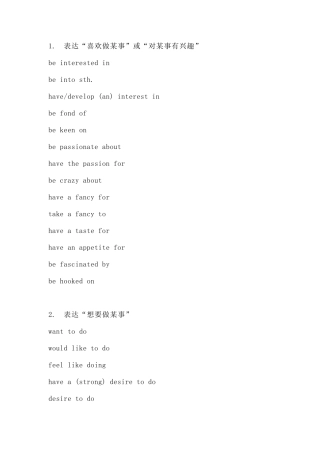 中考英语作文必背的高级同义替换短语