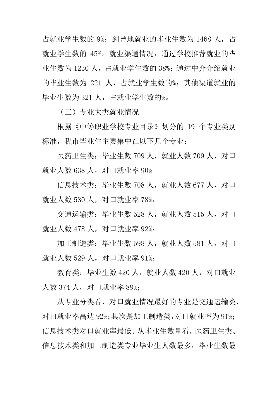 中职生就业调查报告_第2页