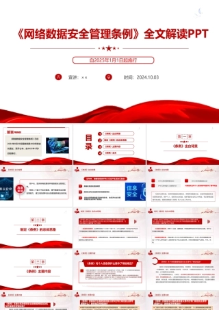 《网络数据安全管理条例》全文课件
