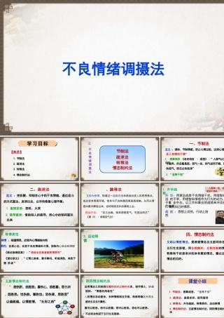 中医精神养生—不良情绪调摄法(中医养生学)