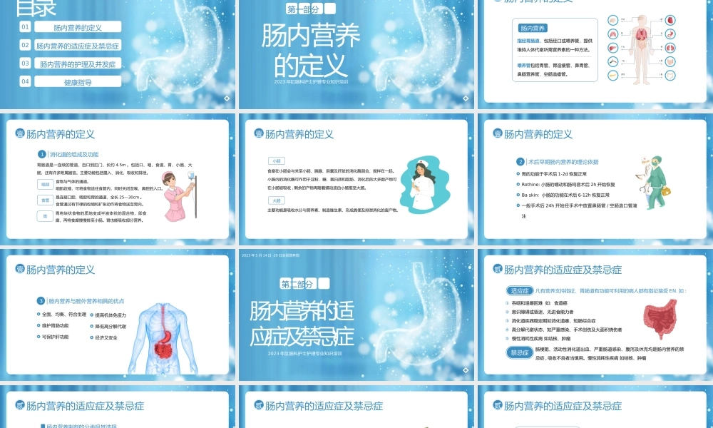 肠内营养医疗护理