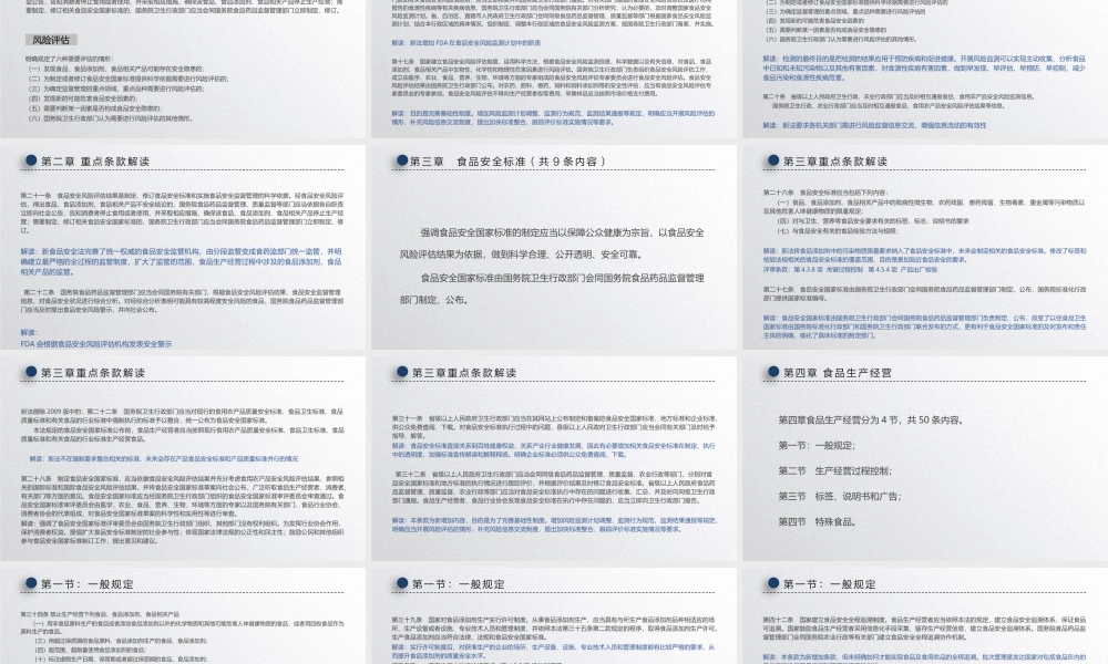 食品安全法培训课件