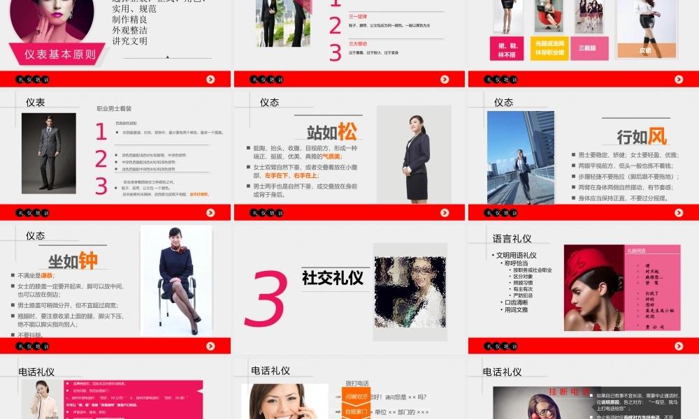 公司商务礼仪培训课件
