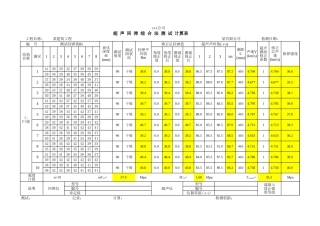 超声回弹综合法计算表(带公式)