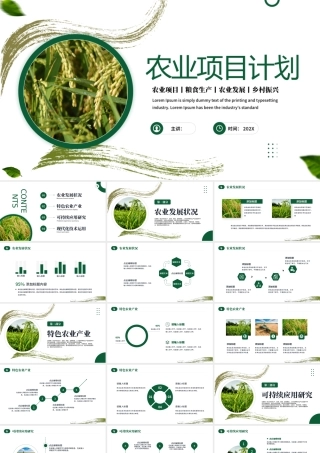 农业项目计划