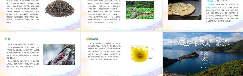 世界地质公园——中国黄山课件