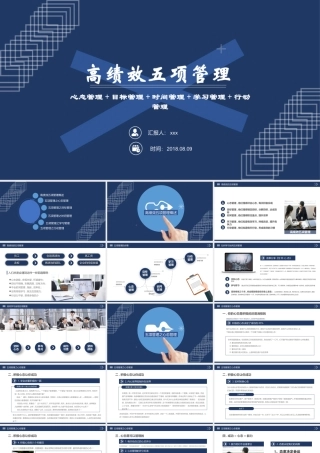 高绩效五项管理课件