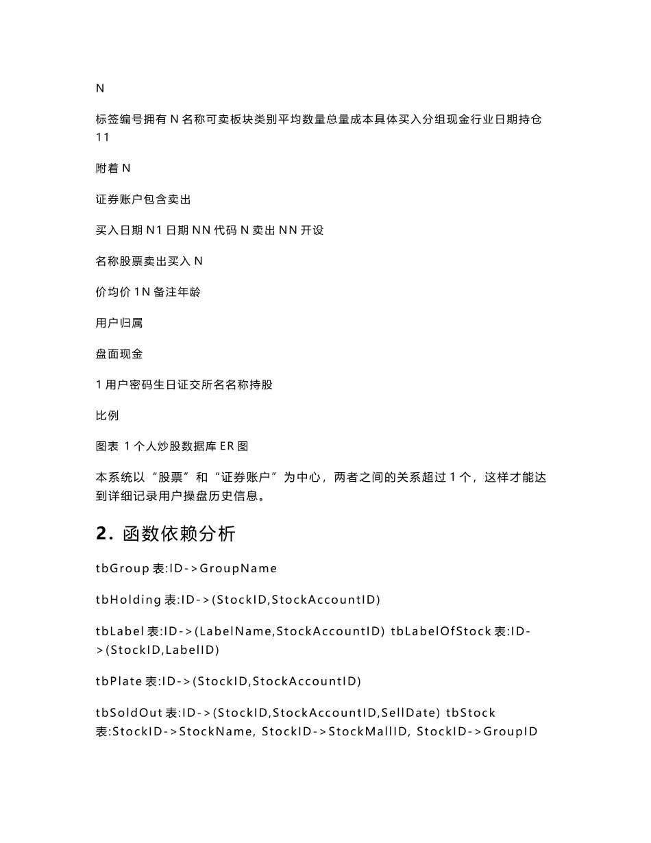 个人炒股数据库应用系统设计_第3页