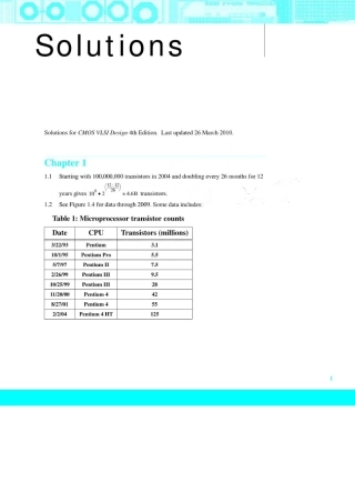 CMOS超大规模集成电路设计第4版—标准答案，程磊